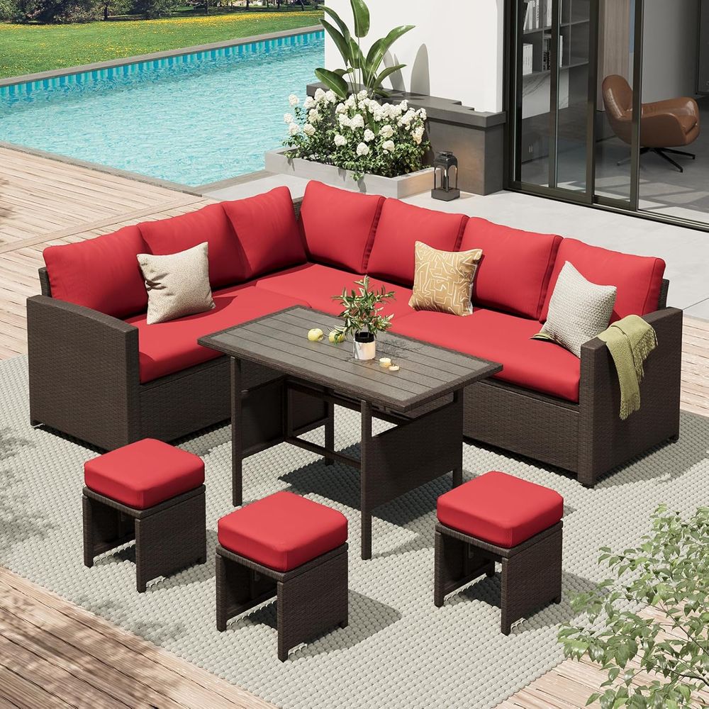 Outdoor Furniture Ofo - Outdoor Patio urniture Set, 7 Pieces