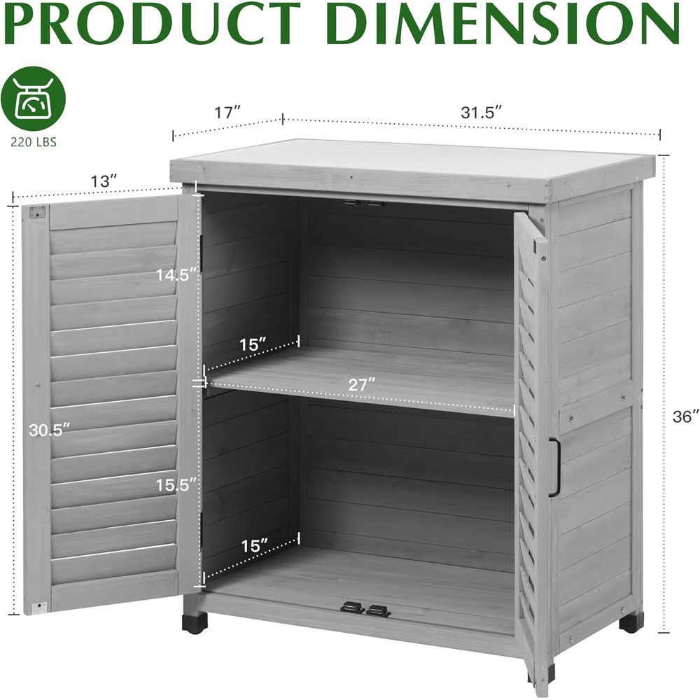 Outdoor Storage Cabinet & Pott - Outdoor Furniture With Storage review and price