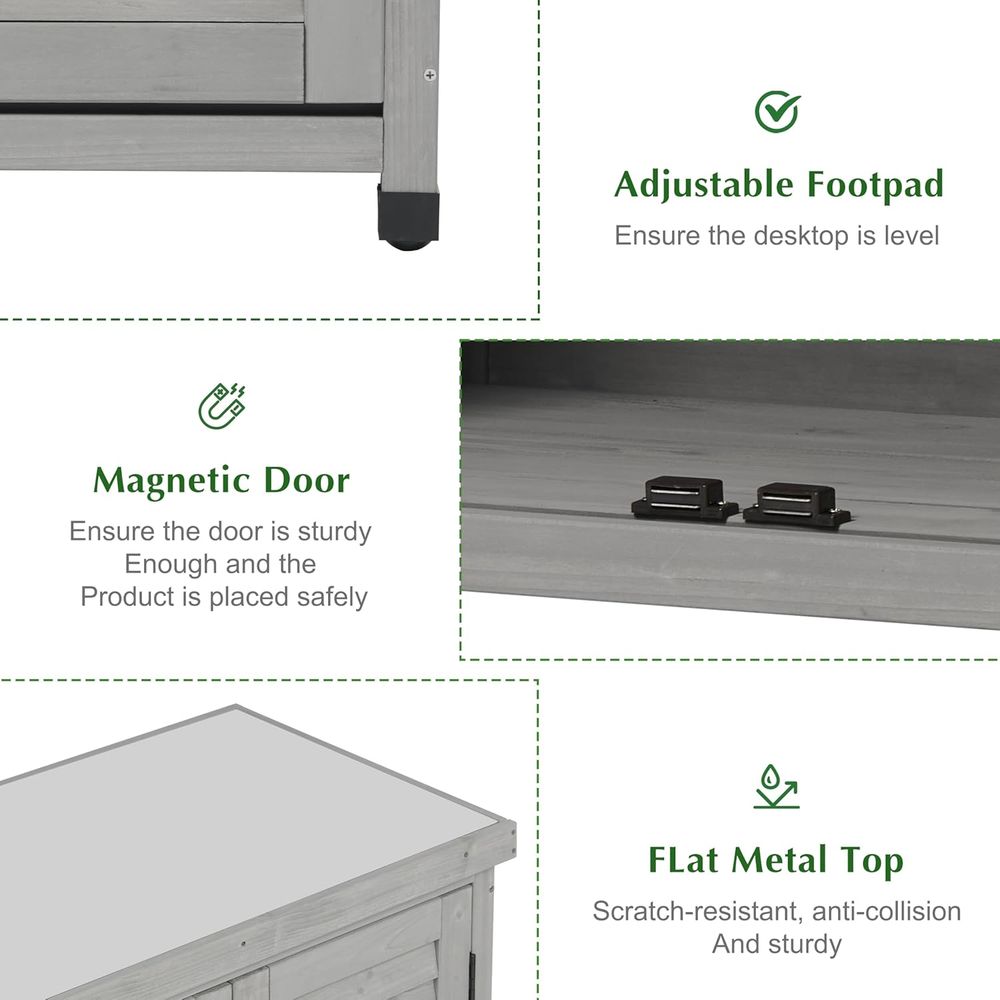 Outdoor Storage Cabinet & Pott - Outdoor Furniture With Storage review and price