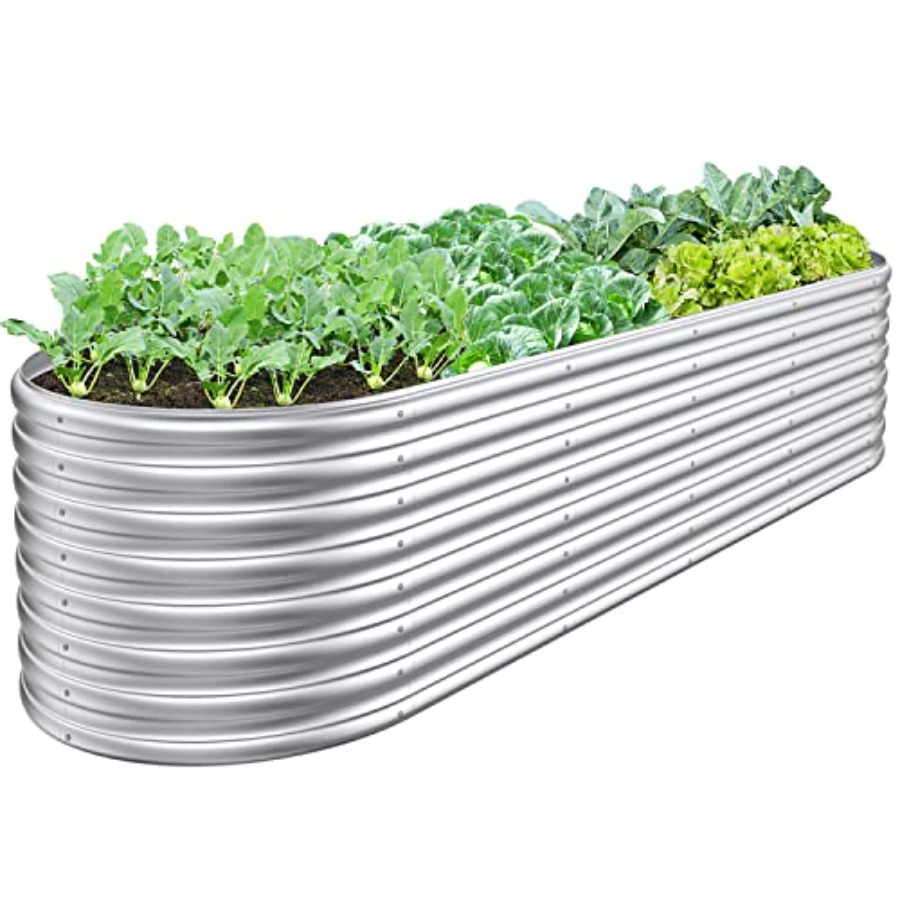 8x2x2/6.5x3.5x2/5x5x2ft Outdoo - Planter Raised Metal review and price