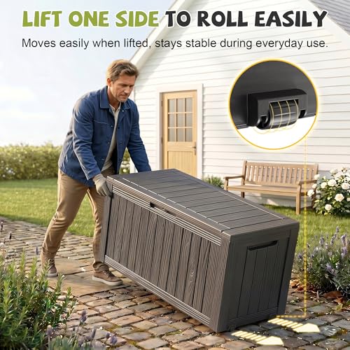 Outdoor Waterproof Resin Stora - Outdoor Furniture With Storage review and price