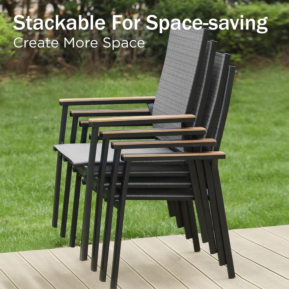 Outdoor Stackable Dining Chair - Outdoor Furniture Ofo review and price