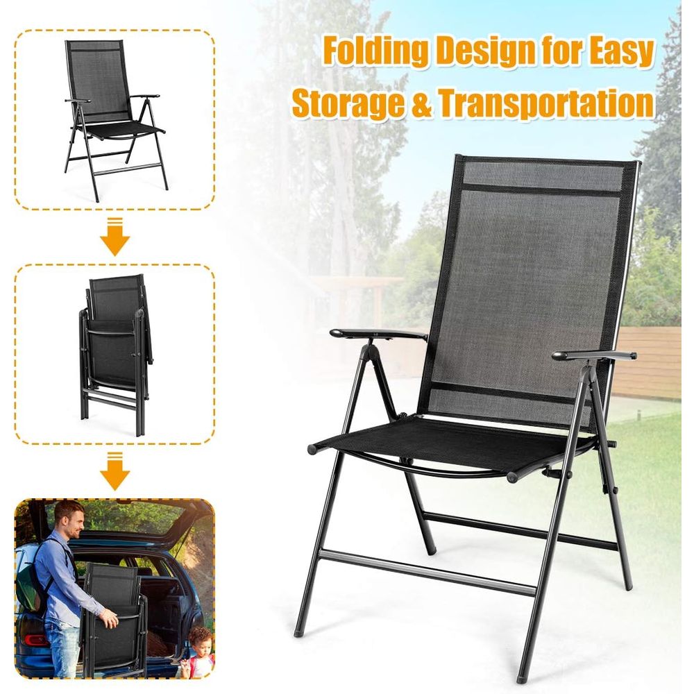 Set o 4 Patio Dining Chairs, o - Outdoor Furniture Ofo review and price