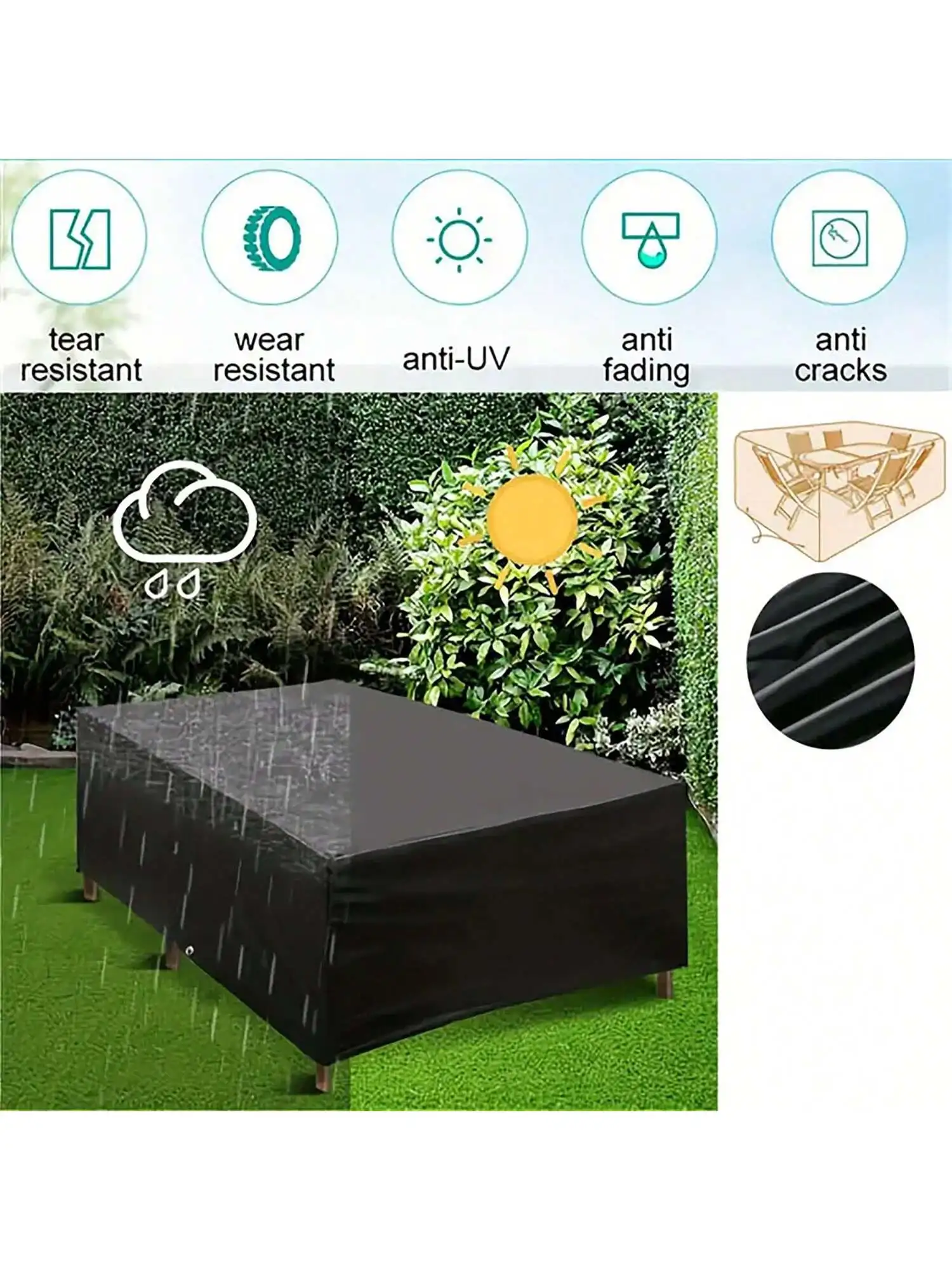 Multi-Size Outdoor Patio Garde - Outdoor Furniture Cover Waterproof review and price