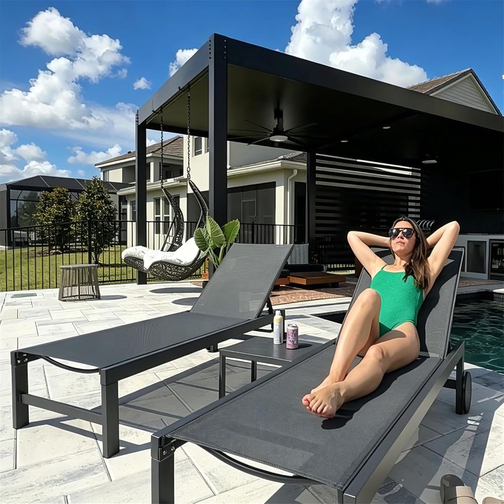 with Wheels Pool Lounge Chairs - Outdoor Furniture Ofo review and price