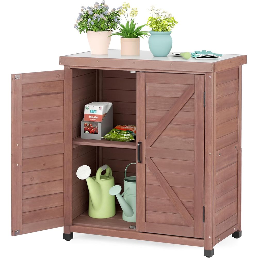 Outdoor Storage Cabinet & Pott - Outdoor Furniture With Storage review and price