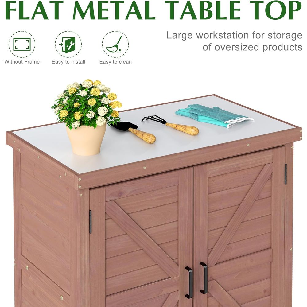 Outdoor Storage Cabinet & Pott - Outdoor Furniture With Storage review and price