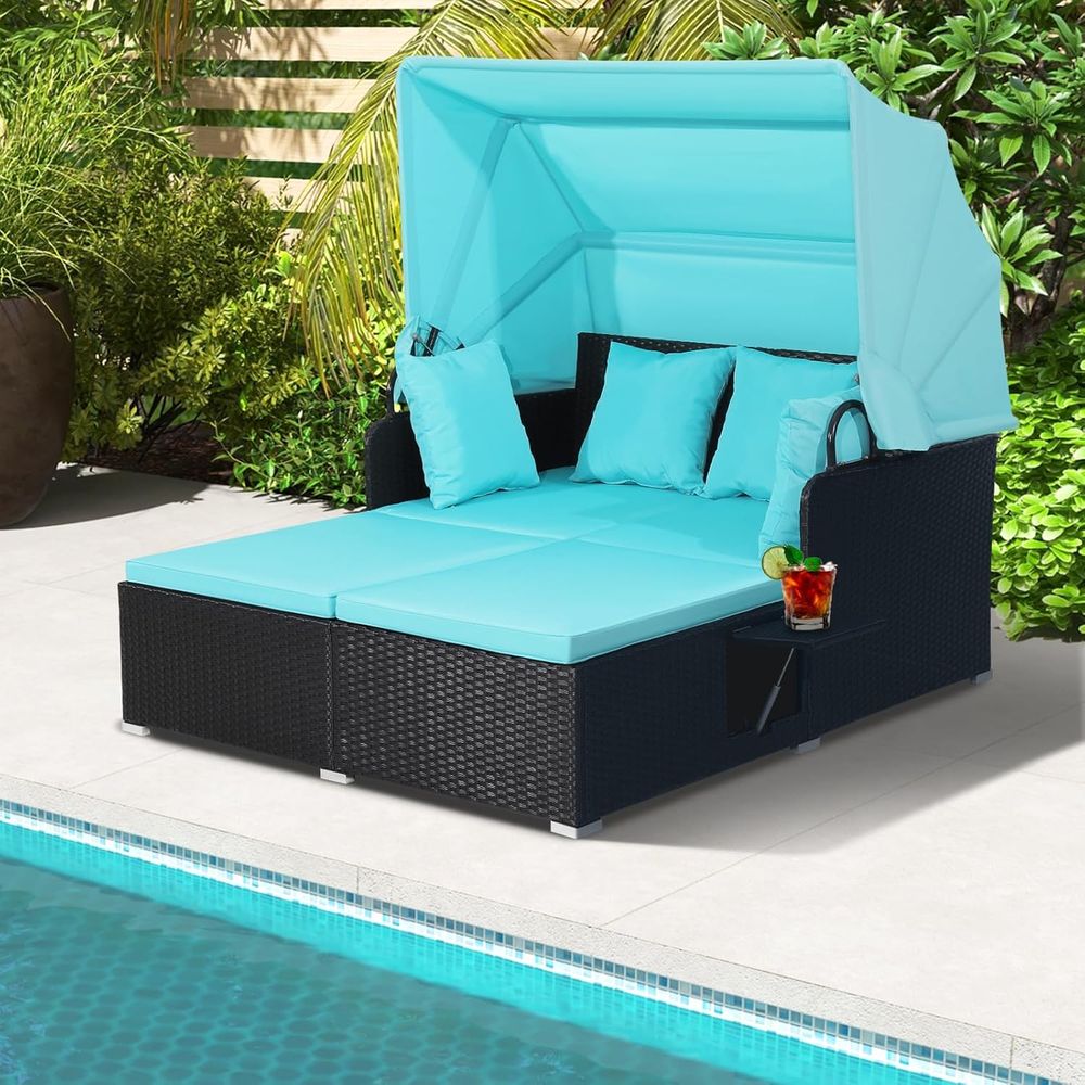 Outdoor Daybed, 2-Person Wicke - Outdoor Furniture Ofo review and price