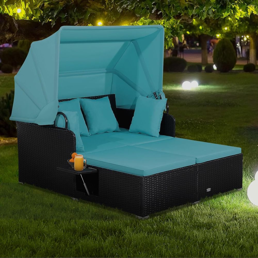 Outdoor Daybed, 2-Person Wicke - Outdoor Furniture Ofo review and price