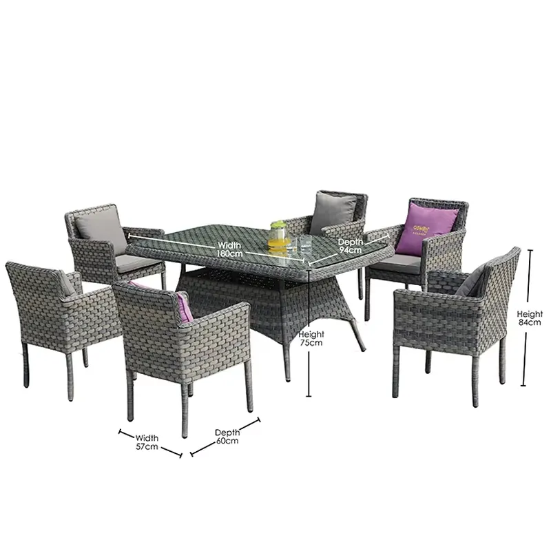 FOR OSMEN CITTA 7PCS OUTDOOR G - Outdoor Furniture Osmen review and price