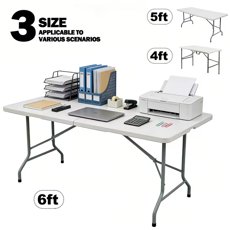 Folding Table,Portable Plastic - Outdoor Furniture Store review and price